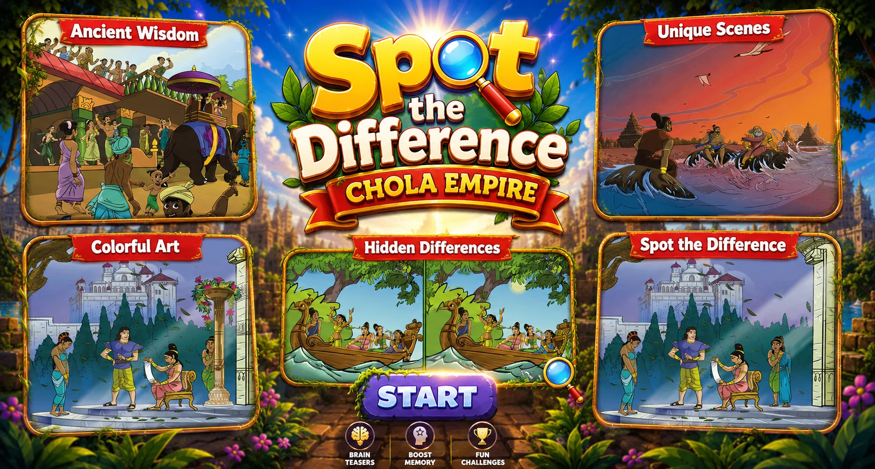 SpotTheDifference: Chola Empire